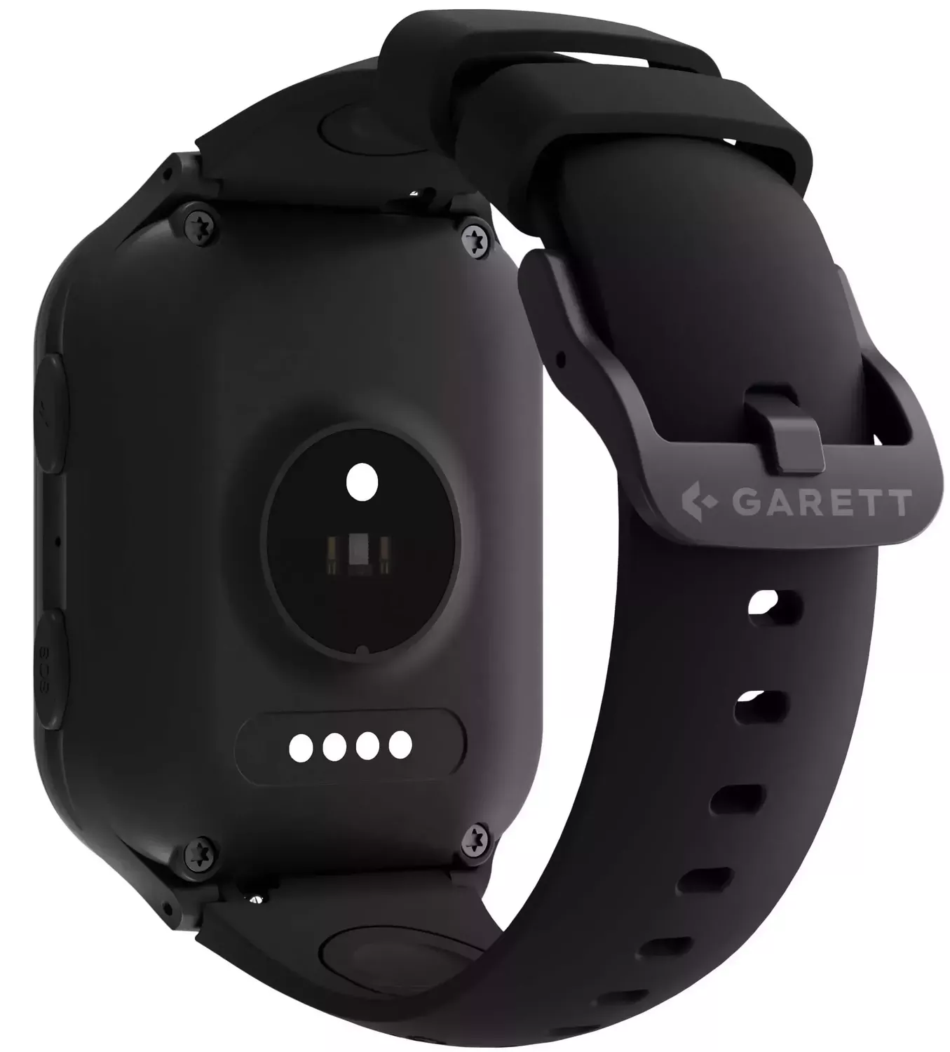 Smartwatch dziecięcy Garett Kids eSIM 4G czarny. Smartwatch dla dziewczynki, chłopca z whatsapp. Zegarek z GPS dla dziecka. Smartwatch dla dziecka na prezent..webp